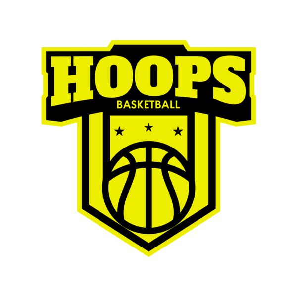 Hoops Basketball logo template 04 Thumbnail