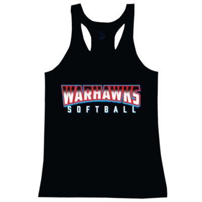 Warhawks Softball D1 - Women’s B-Core Racerback Tank Top Thumbnail