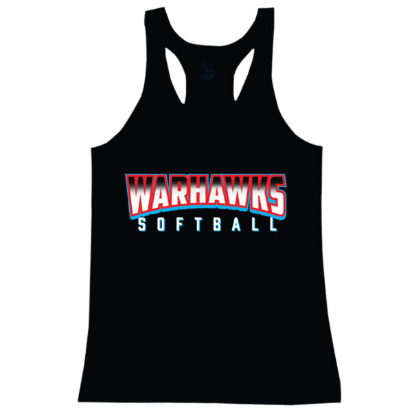 Warhawks Softball D1 - Women’s B-Core Racerback Tank Top Thumbnail