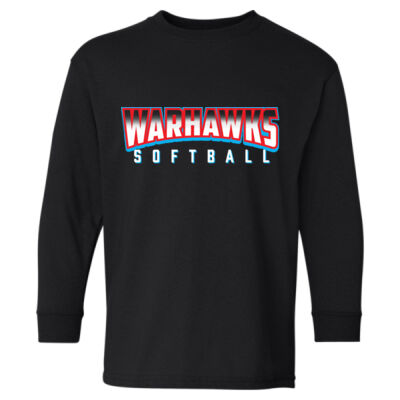 Warhawks Softball D1 - Youth Heavy Cotton™ Long Sleeve T-Shirt Thumbnail