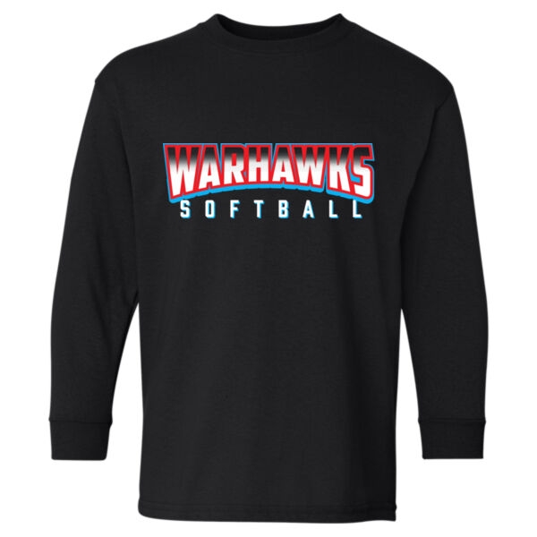 Warhawks Softball D1 - Youth Heavy Cotton™ Long Sleeve T-Shirt Thumbnail