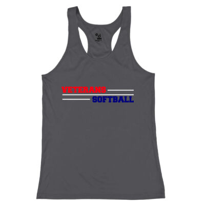 Veterans Softball D2 - Girls’ B-Core Racerback Tank Top Thumbnail
