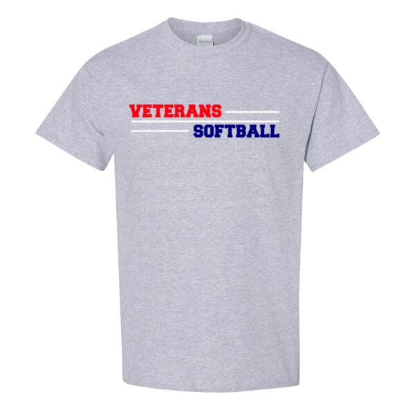 Veterans Softball D2 - Heavy Cotton™ T-Shirt Thumbnail